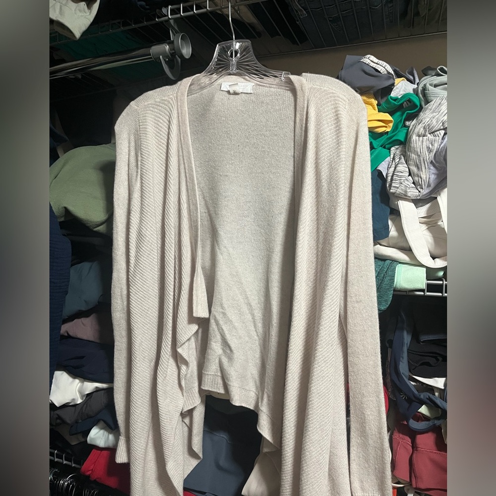 White Label Cream Women's open front Cardigan